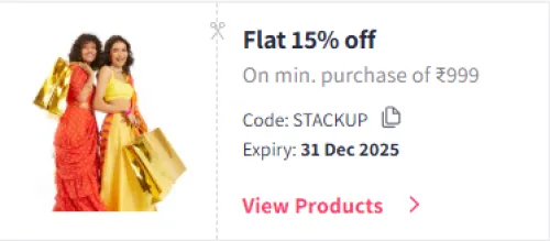 Image of Myntra Coupon : Flat 15% Off on Beauty & Personal Care