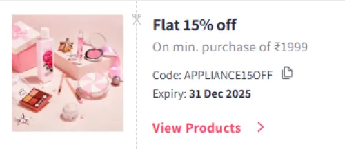Image of Myntra Coupon : Flat 15% Off on Personal Care Appliances