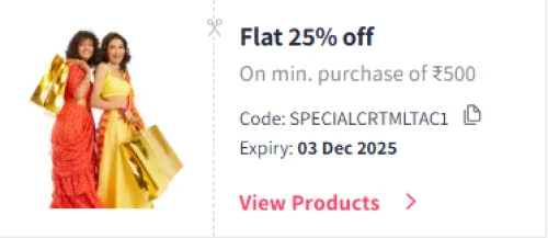 Image of Myntra Coupon : Flat 25% Off on Fashion & Bags