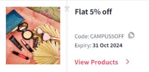 Image of Myntra Coupon: Flat 5% off on Campus Shoes