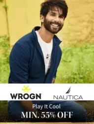 Myntra Mens fashion Offer : minimum 55% Discount on Wrogn Mens fashionÂ