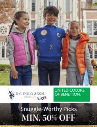 Image of Myntra Offer : up to 50% Discount on Kid's Winter Fashion