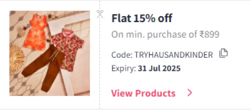 Image of Myntra Coupon : Flat 15% Off on Haus & Kinder Home Furnishing