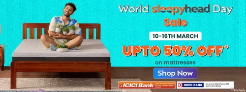 Image of My Sleepy Head Coupon : Upto 50% Off on Mattresses