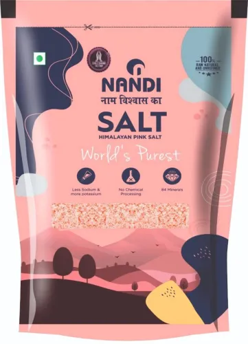 Image of Nandi Naam Vishwas Ka NANDI SALT Himalayan Pink Salt (1 kg)