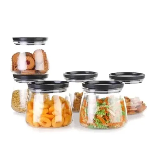 Image of NARIYA Plastic Transparent Curve Airtight Kitchen po6