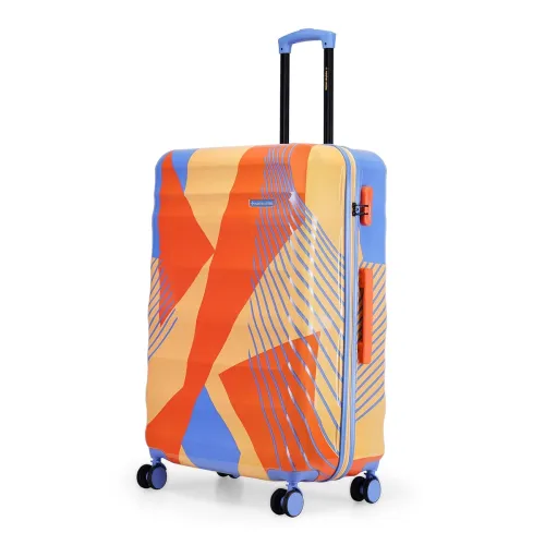 Image of Nasher Miles Chicago Hard-Sided Polycarbonate Printed 75cm Trolley Bag