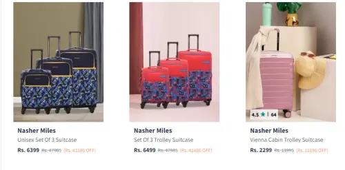 Image of Nasher Miles Luggage & Suitcase Up to 87% Discount