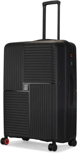 Image of NASHER MILES  Medium Check-in Suitcase 65cm Trolley Bag - Black