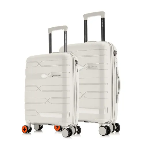 Image of Nasher Miles Paris Hard-Sided Polypropylene Luggage Set of 2