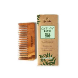 Nat Habit Kacchi Neem Wooden Shampoo Comb