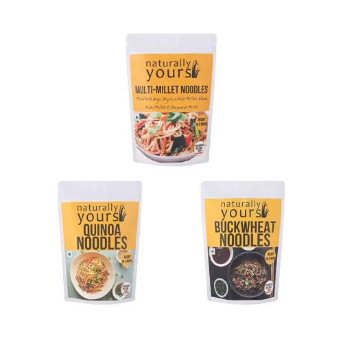 Image of naturally yours Multi millet, Quinoa, Buckwheat Noodles, Vegetarian, 180 gram