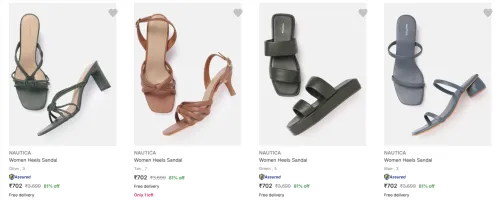 Image of NAUTICA upto 81% Off on Women's Sandal
