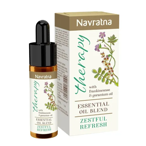 Image of Navratna Therapy Zestful Refresh Essential Oil