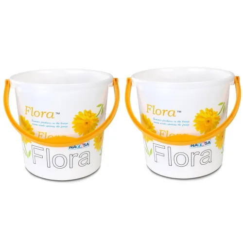 Image of Nayasa Boon Bucket Bucket No. 18-16 Ltrs, Pack of 2