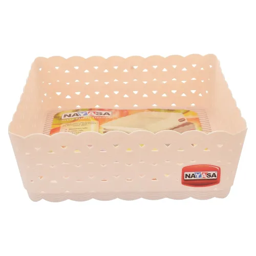 Image of Nayasa Ocean Plastic Basket Set of 3