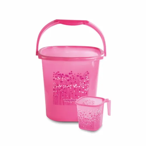 Image of Nayasa Plastic Bucket and Matching Mug