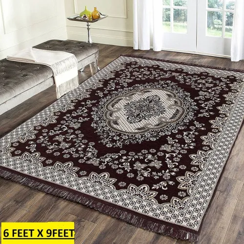 Image of NCS Brown Velvet Carpet (6 cm, X 9 cm, Rectangle)