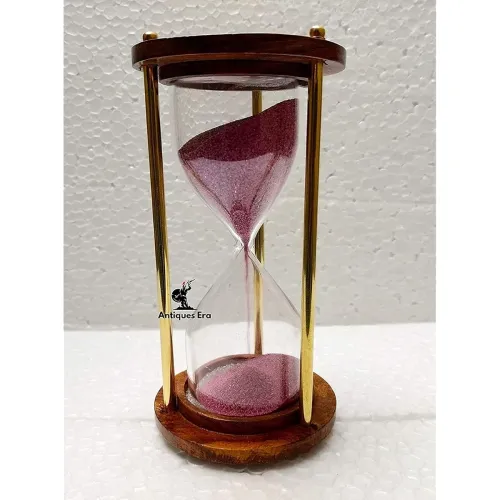 Image of NDI Wooden 5 Minutes Sand Timer Hour Glass Clock