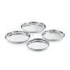 Neelam Stainless Steel Thali, Set of 4