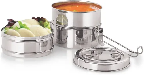 Image of NEELAM Tiffin Sada 3 Containers Lunch Box (1600 ml)