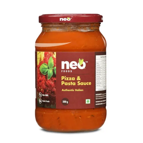 Image of Neo Pizza Pasta Sauce 500g Jar For Pizza, Pasta & Snacks (500g)