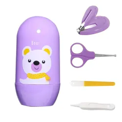NEPEE Bear Manicure Pedicure Care Kit For Baby Set Of 4