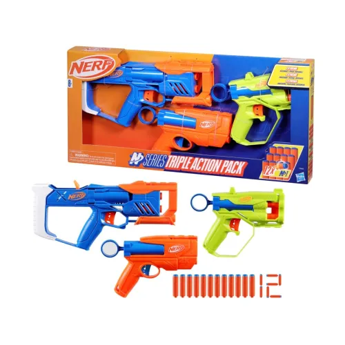 Image of Nerf N Series Triple Action Pack Games for Kids
