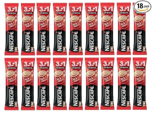 Image of Nescafe 3 In 1 Original 18 Sachets Each Instant Coffee