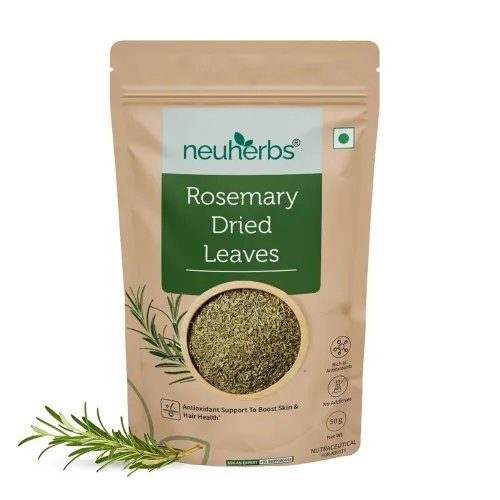 Image of Neuherbs Rosemary Dried Leaves 50g (Pack of 1) | Rich in Antioxidants for Skin & Hair