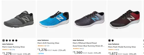 Image of new balance Men's Coast Running Shoe up to 72% Discount