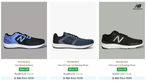 Image of New Balance Men's Shoes at Minimum 75% Off