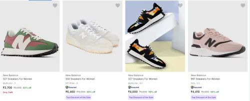 Image of New Balance Women's Shoes at minimum 60% Discount