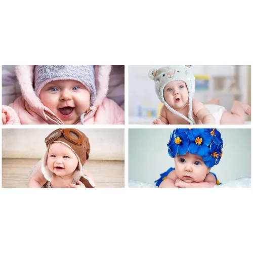 Image of New Born Baby Girl/Boy Poster , Set of 10 Top Baby Photo -multicolor.