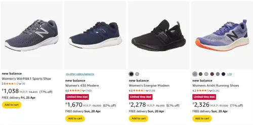 Image of New Balance Women's Shoes at minimum 65% Off