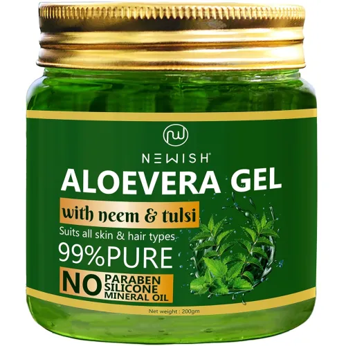 Image of Newish Aloe Vera Gel for Face, Hair and Skin Moisturizer