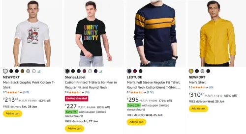 Image of NEWPORT Men Fashion Clothes Start @ ₹213