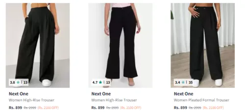 Image of Next One Women's Trousers at minimum 70% Discount