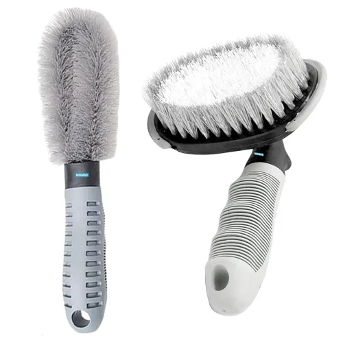 Image of NIKAVI Car Motorcycle Wheel Tire Brush Cleaning Tool Kit