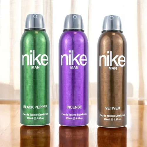 Image of Nike Black Pepper + Incense + Vetiver Fresh Spray Deodorant for Men