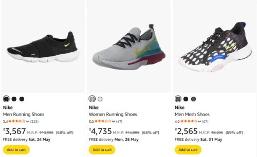 Image of Nike Men Running Shoes