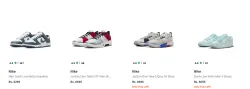 Nike Mens Sneakers starting at ₹8295 +Extra 30% Coupon Discount + Bank 20% Discount