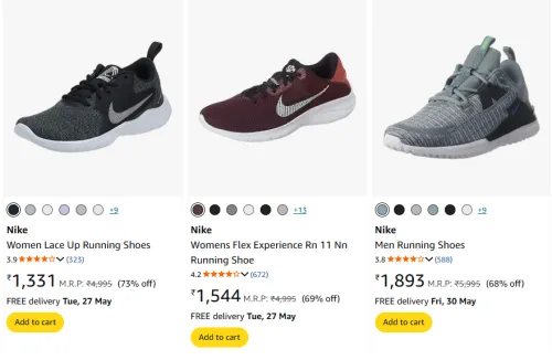 Image of Nike Men Shoes Minimum 65% Discount