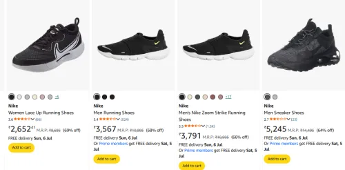 Image of Nike Premium Men Shoes Minimum 64% Discount