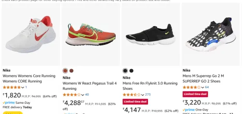 Image of Nike Premium Sheos Min. 60% Discount