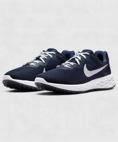 Image of NIKE Revolution 6 Running Shoes For Men (Navy , 8)