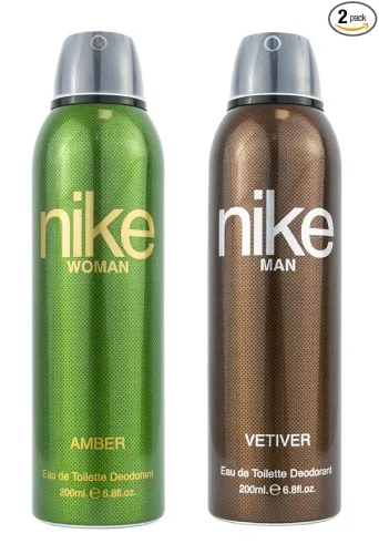 Image of Nike Unisex Amber Deodorant Spray 200ml*2