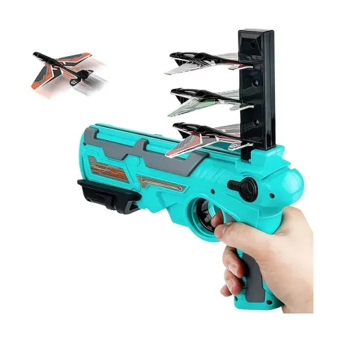 Image of Niku Air Gun Toy with 4 Glider Aircraft Foam Bullets