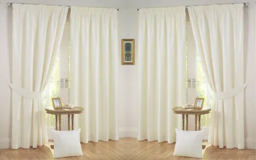 Image of Nikunj Fabs 5 ft Polyester Curtain (Pack of 4)