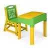 Nilkamal Apple Junior Study Table and Chair Set with Storage for Stationary |Suitable for 3 to 5 Years Age